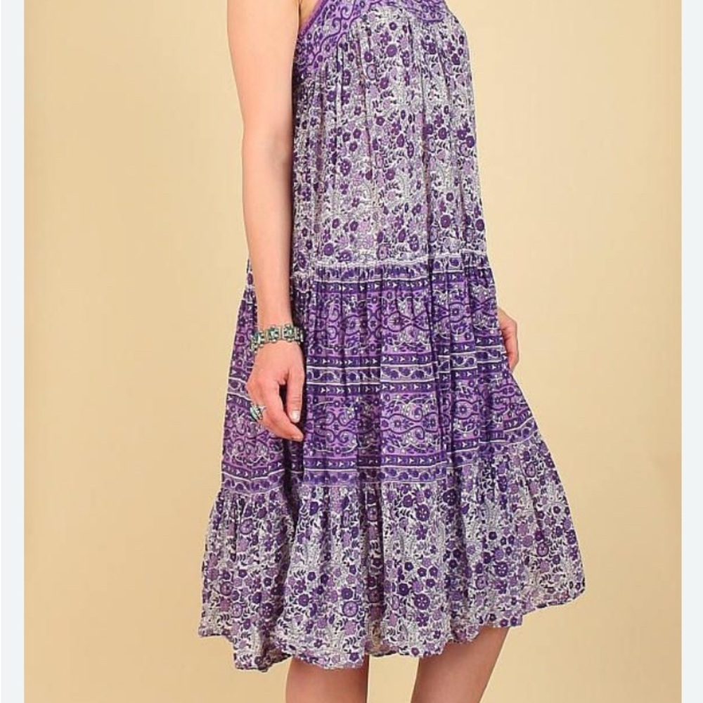 Vintage 70s Kaiser Indian Gauze Dress